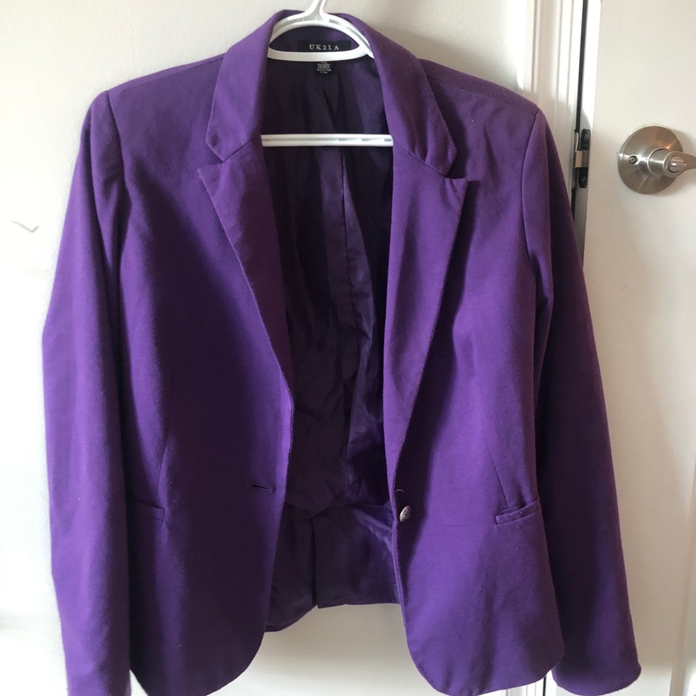 Purple Blazer